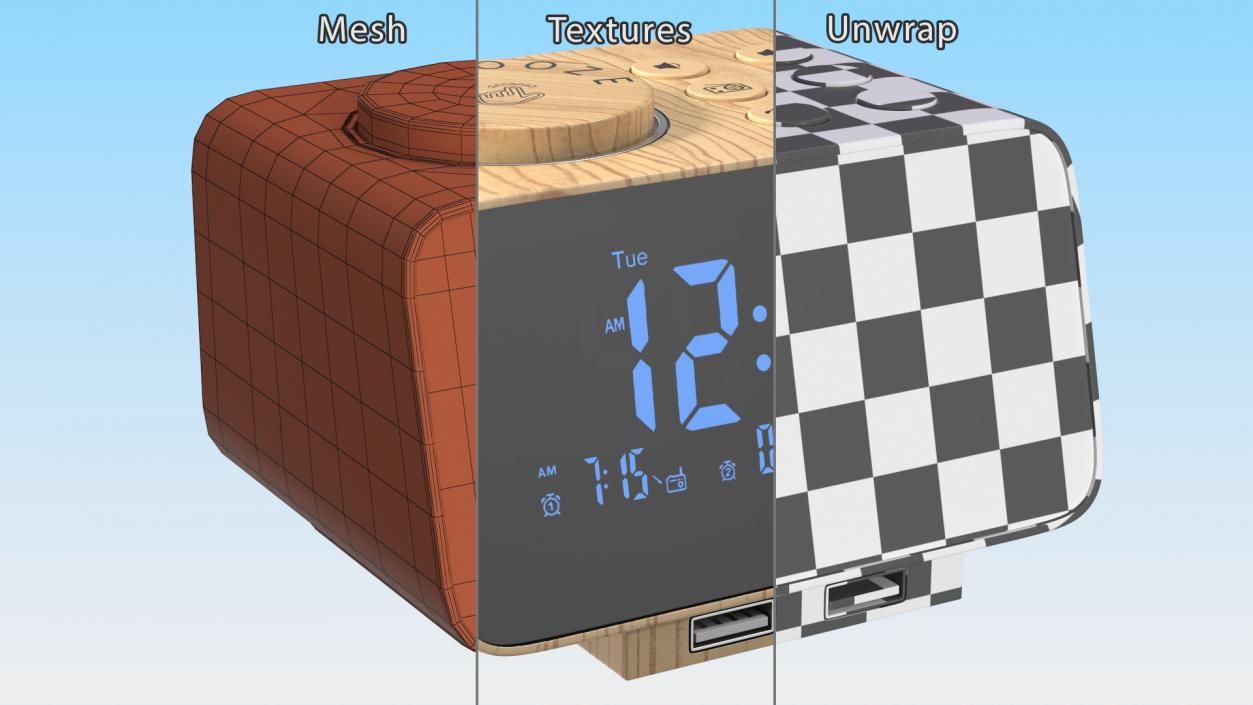 Desk Clocks Collection 3 3D model