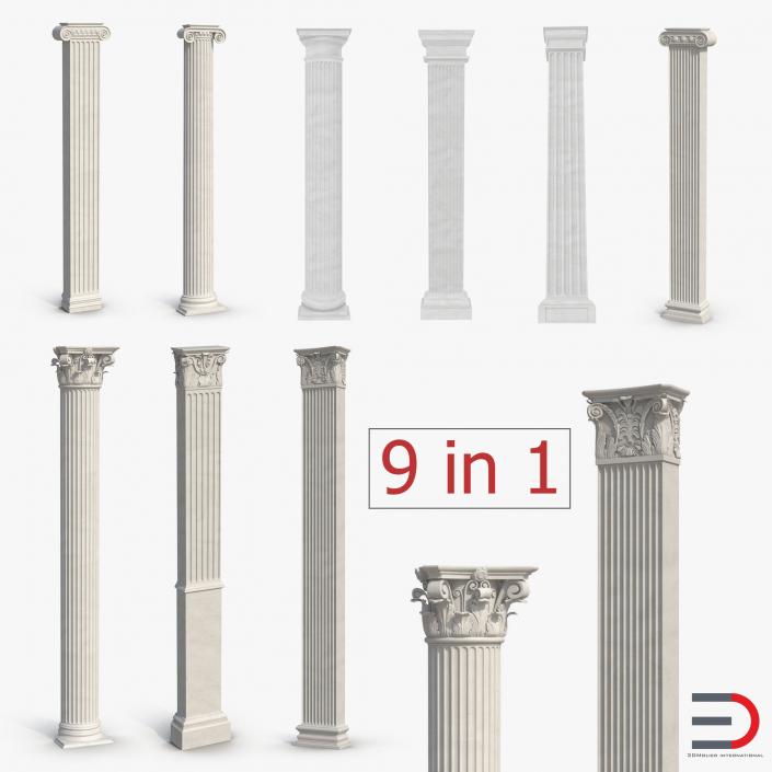 Pilasters Collection 2 3D