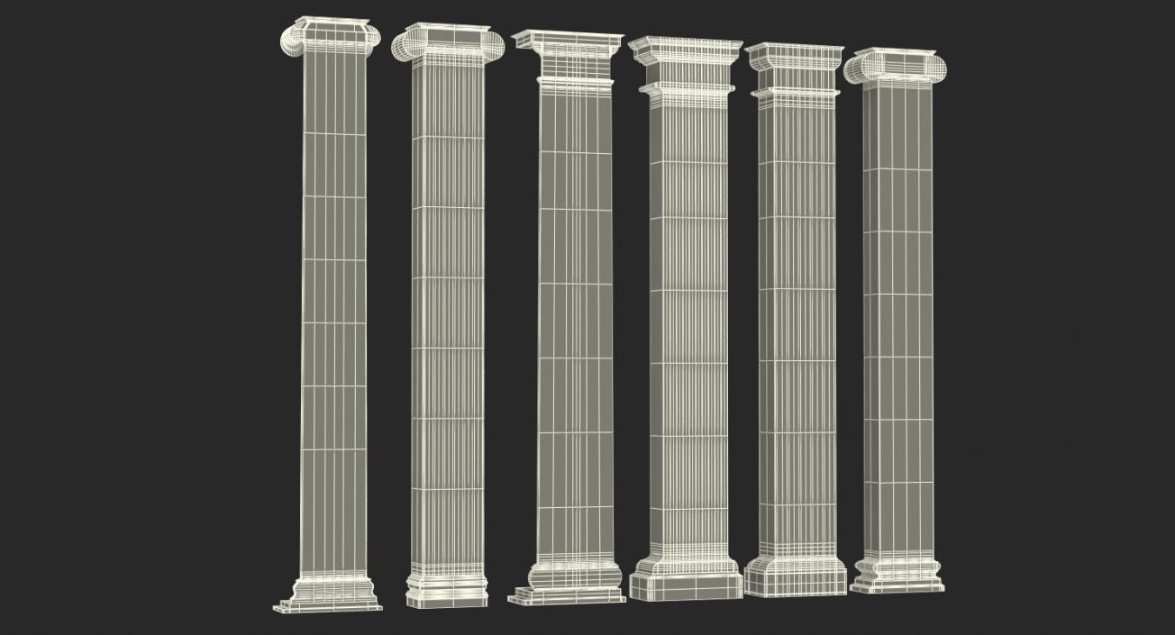 Pilasters Collection 2 3D