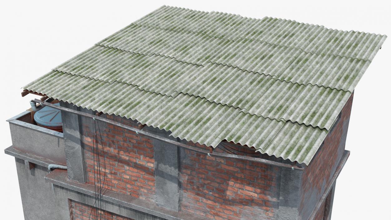 3D model Old Rio Favela House