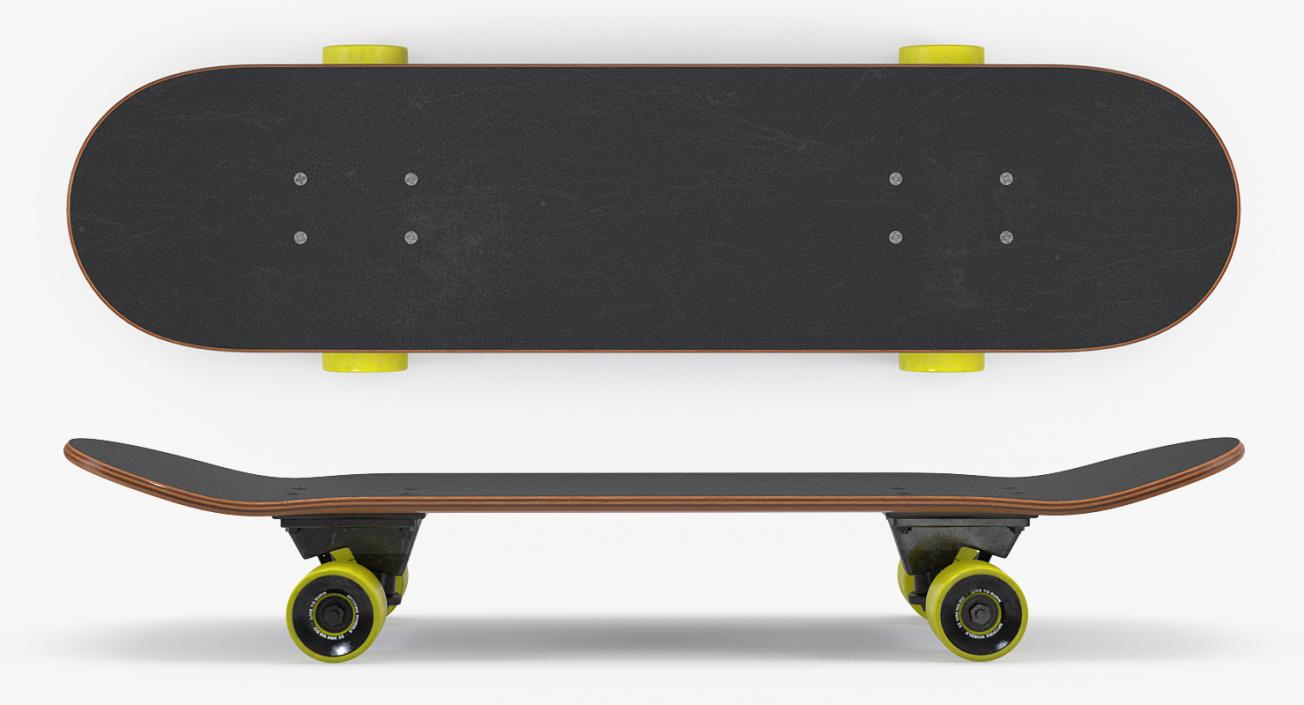 Skateboarding Equipment Collection 3D model