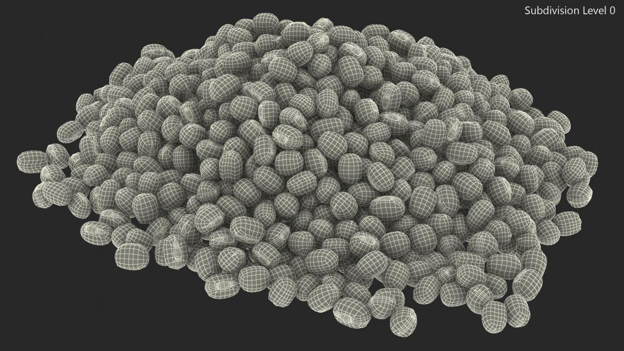 3D model Mung Beans Pile