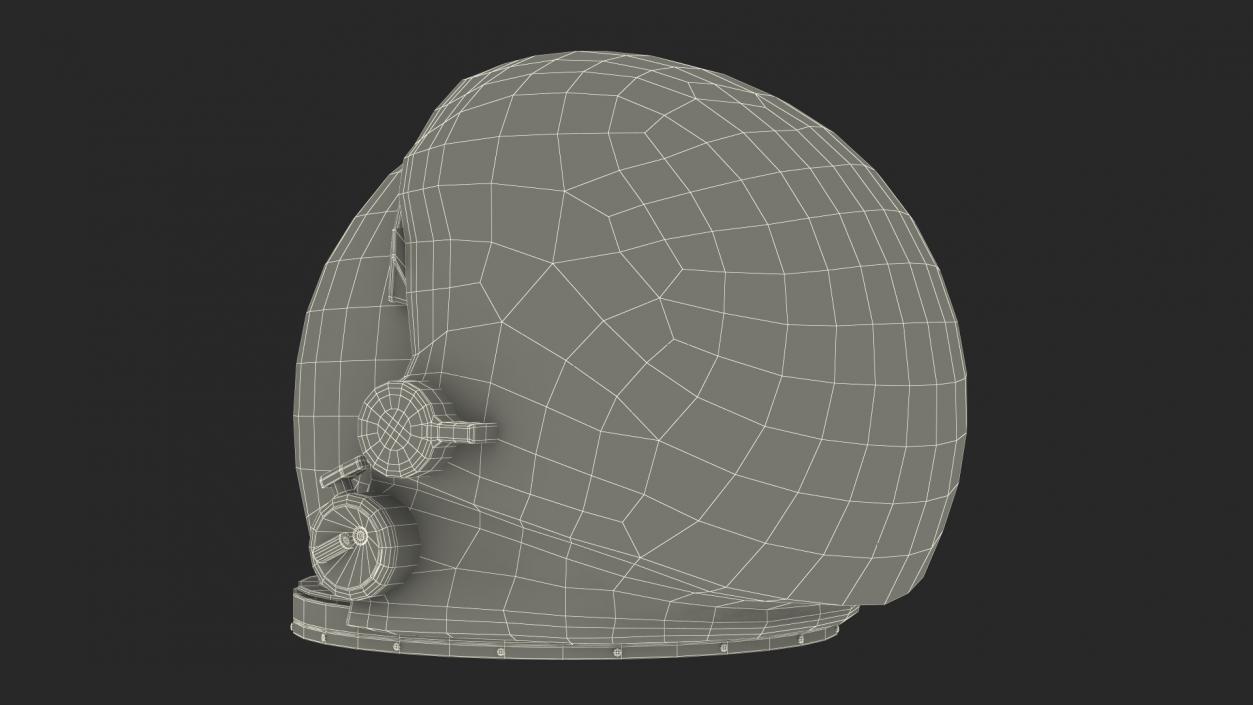 3D Astronaut Helmet 3 model