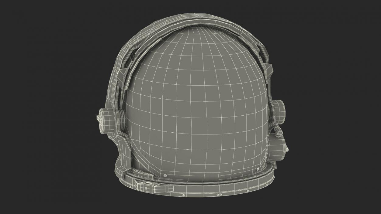 3D Astronaut Helmet 3 model