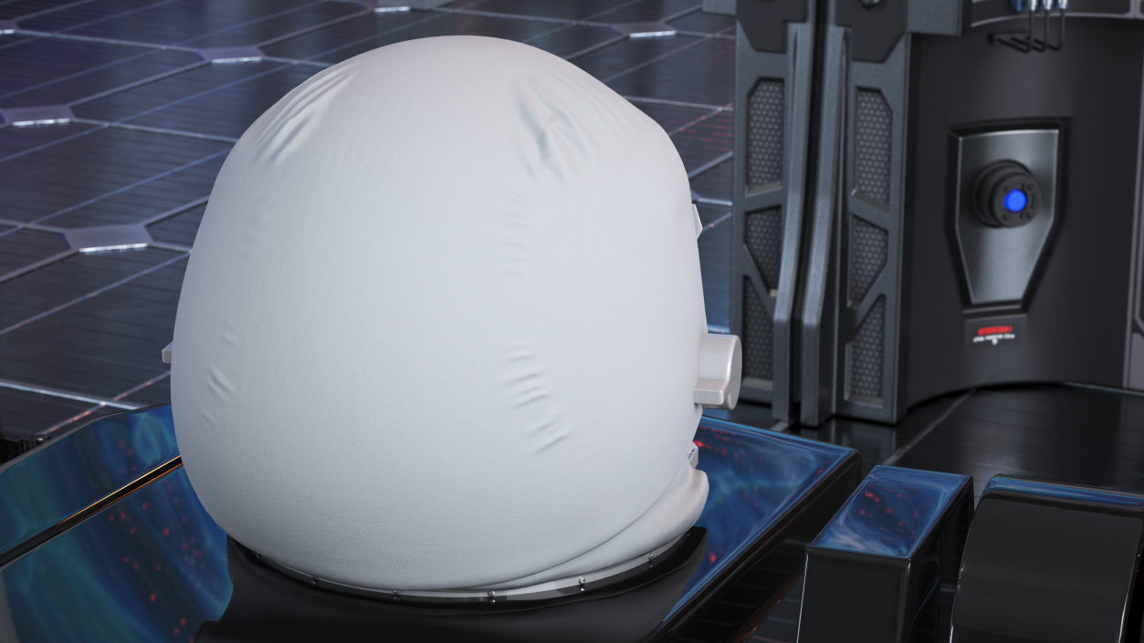 3D Astronaut Helmet 3 model