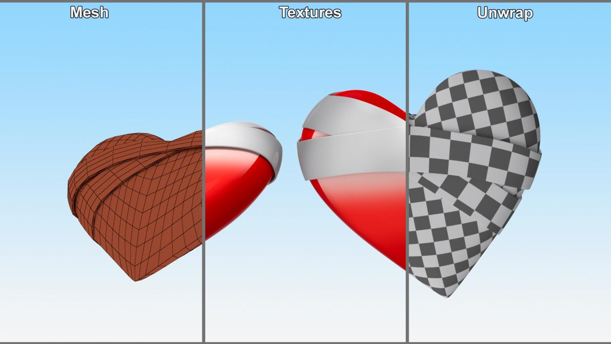 Emoji Mending Heart 3D model