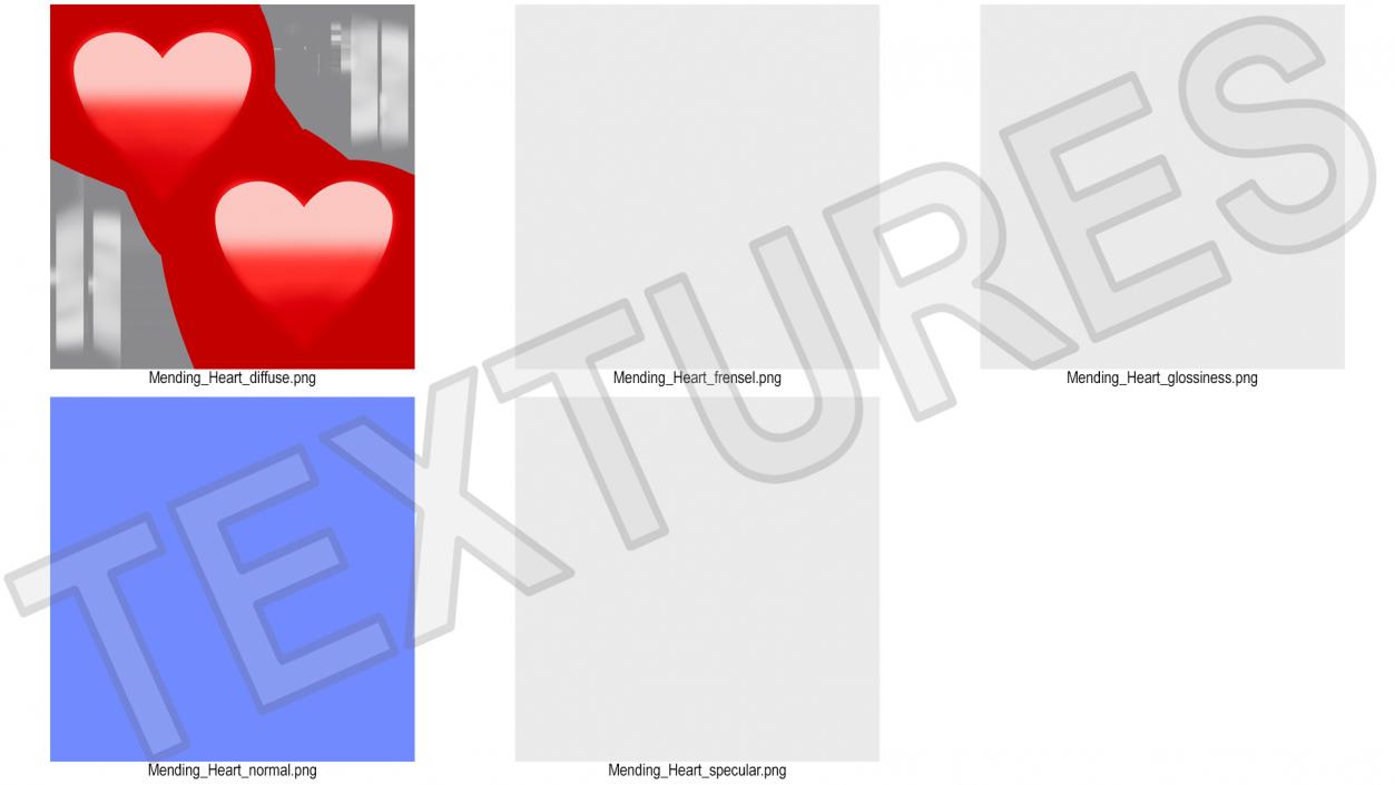 Emoji Mending Heart 3D model