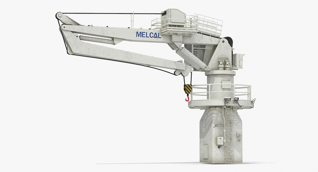 3D Crane on Ship model