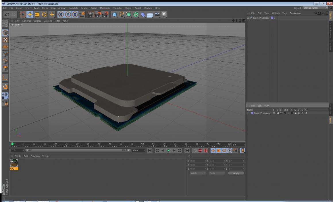 Main Processor 3D model