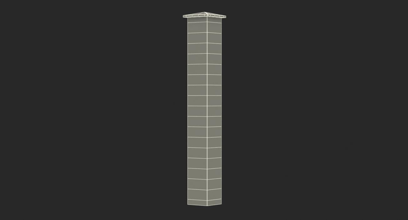 Brick Pillar 3D