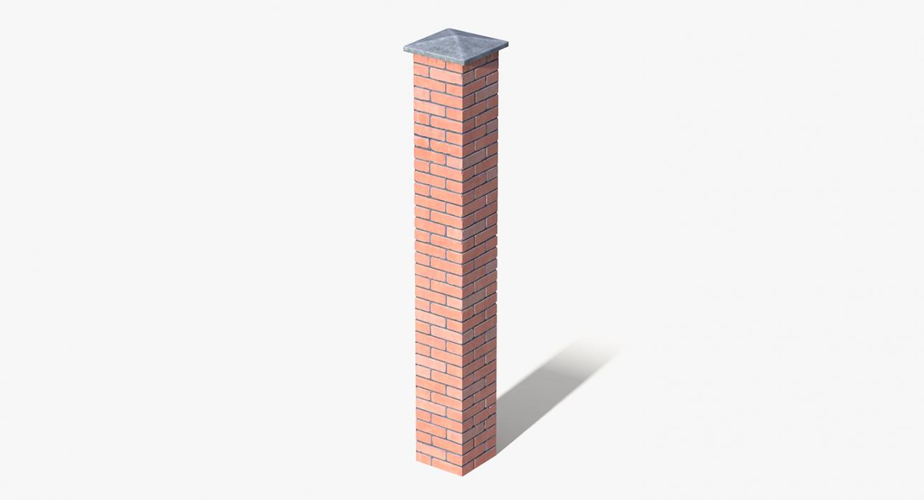 Brick Pillar 3D