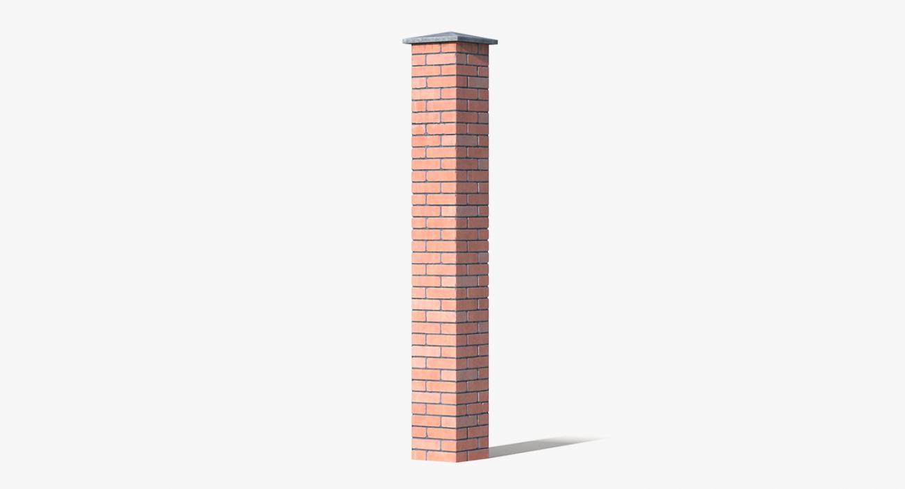 Brick Pillar 3D