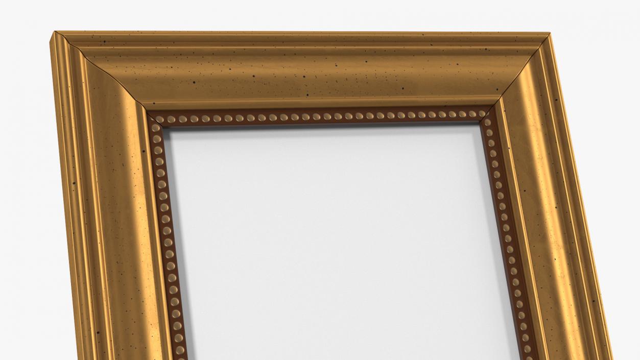 Small Gold Photo Frame 3D