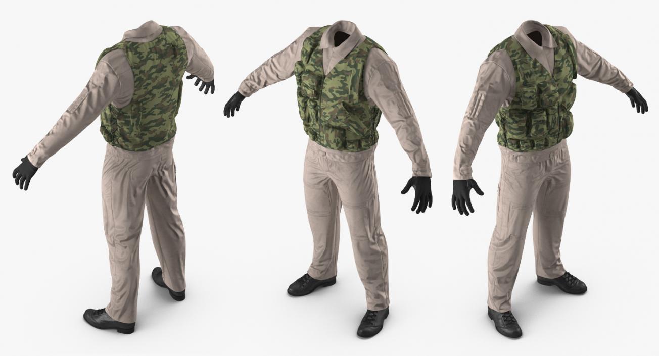 3D Military Uniform