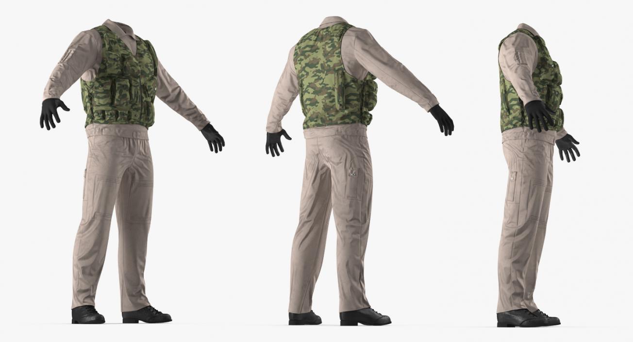 3D Military Uniform