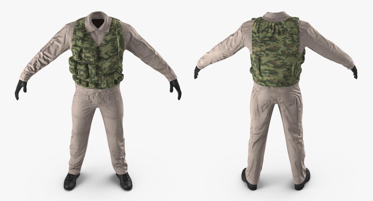 3D Military Uniform