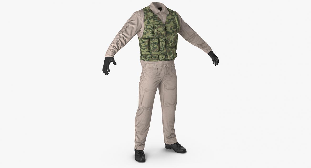 3D Military Uniform