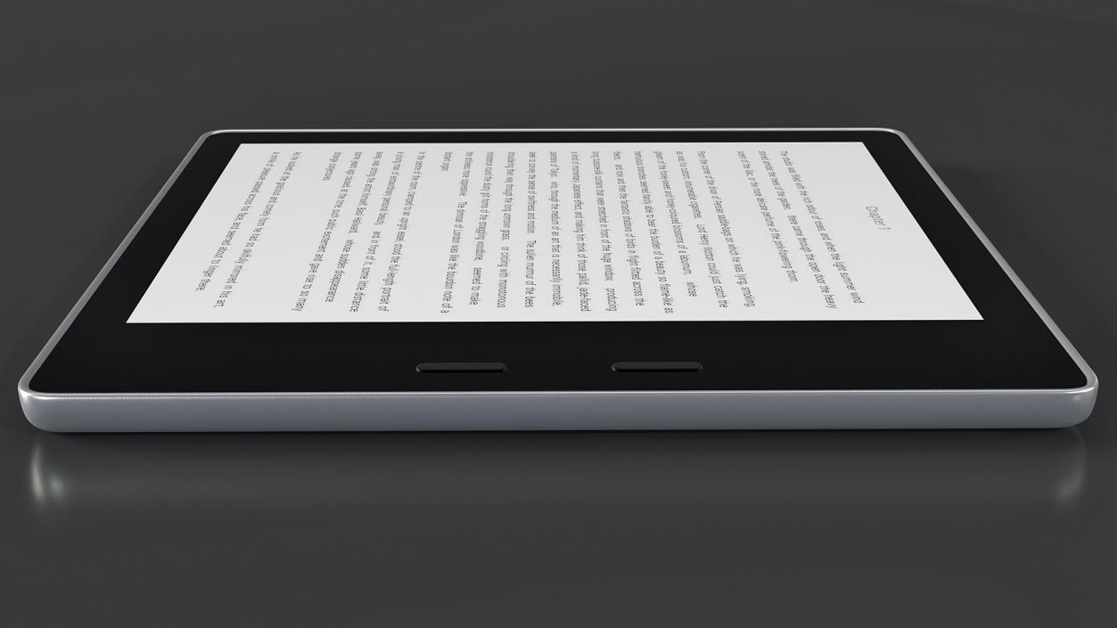 3D Kindle Oasis E-Reader