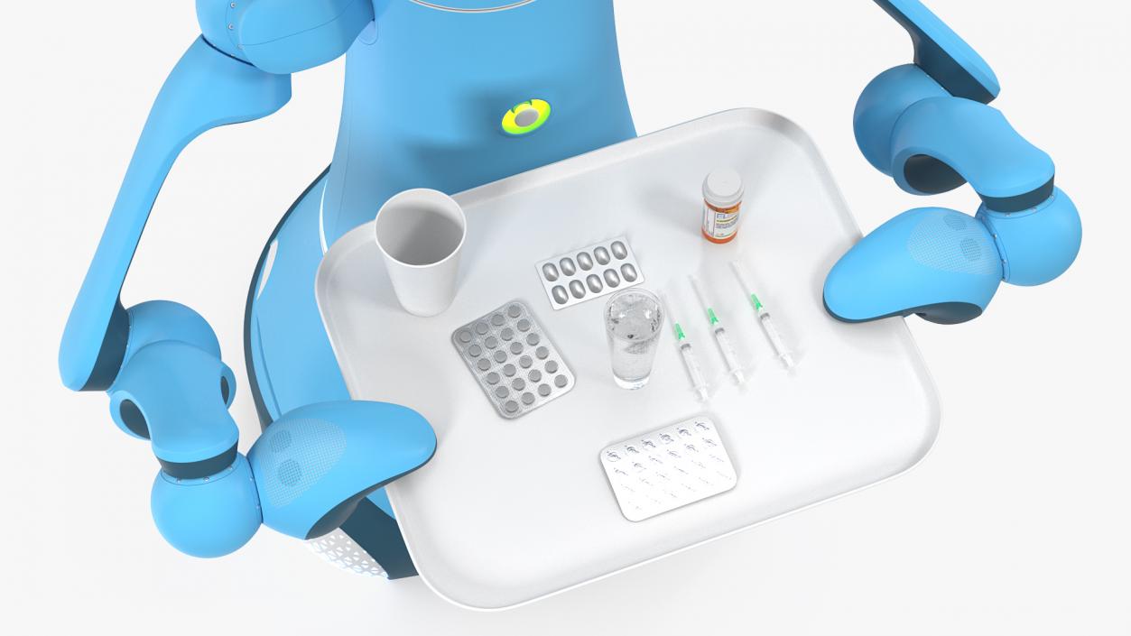 3D model Medical Service Robot with Medicine