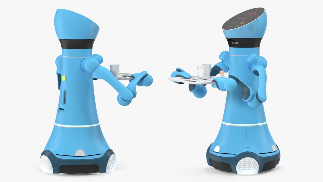 3D model Medical Service Robot with Medicine