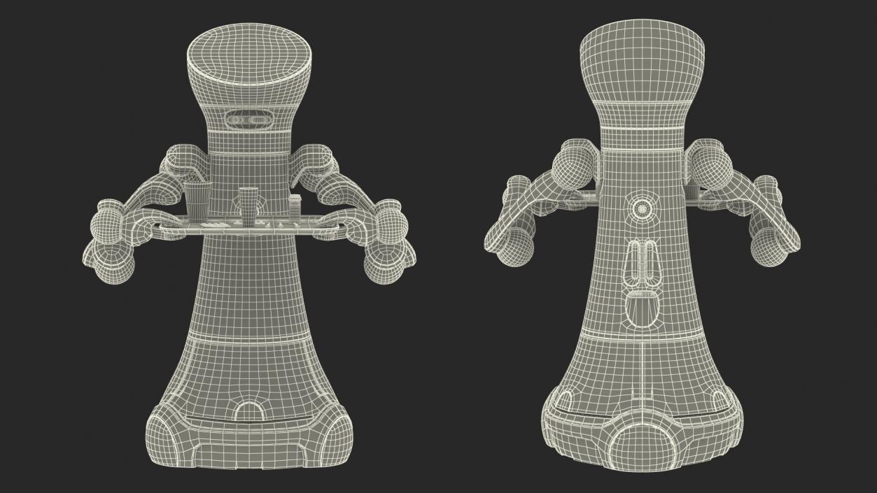 3D model Medical Service Robot with Medicine