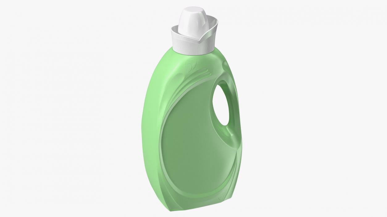 3D model Liquid Softener Medium Bottle Clear