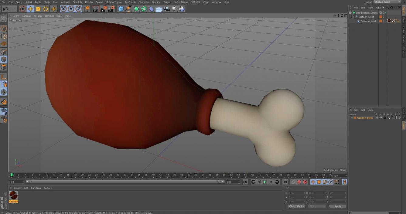 Cartoon Meat 3D