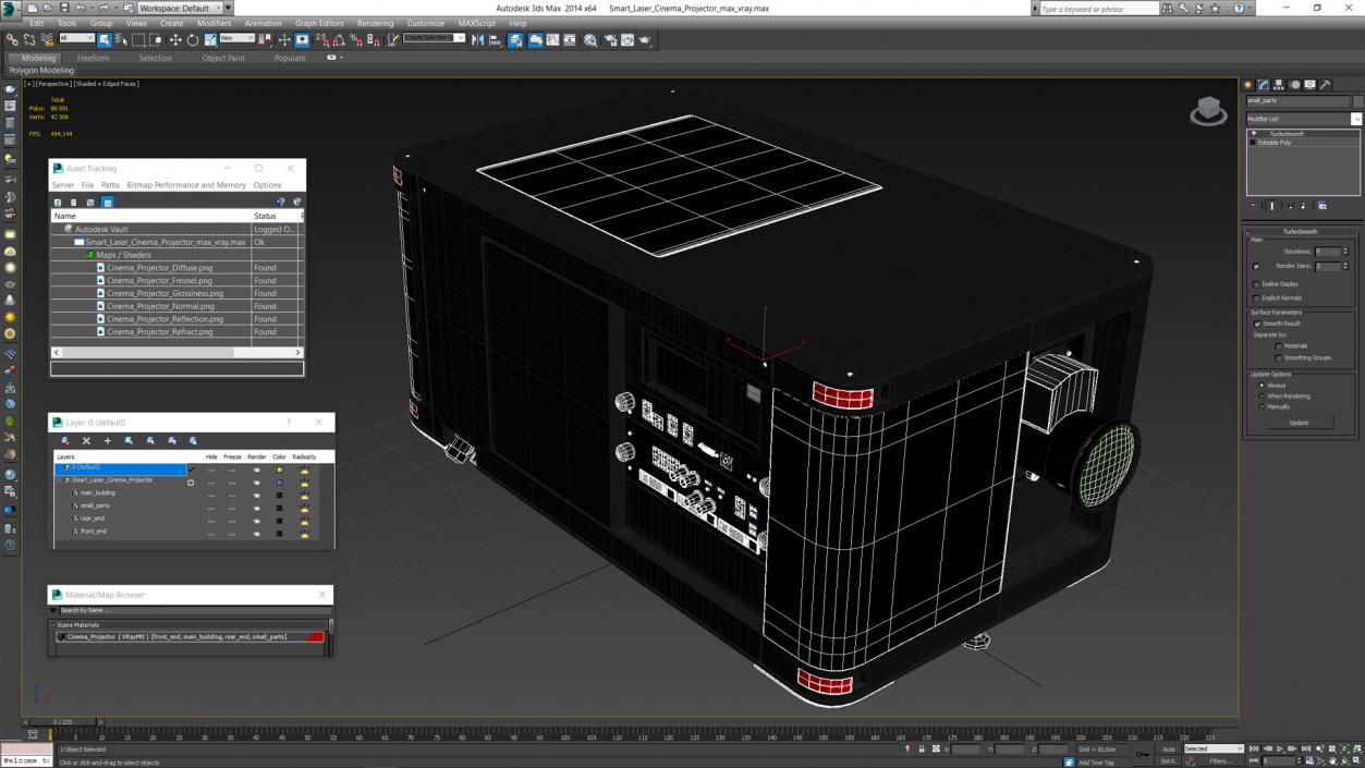 3D Smart Laser Cinema Projector model