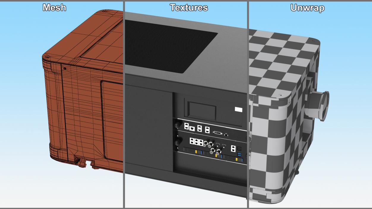 3D Smart Laser Cinema Projector model