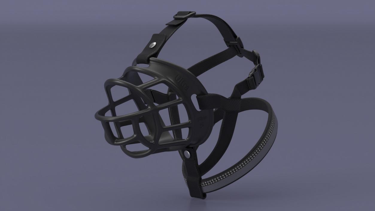 Baskerville Muzzle for Xoloitzcuintli 3D