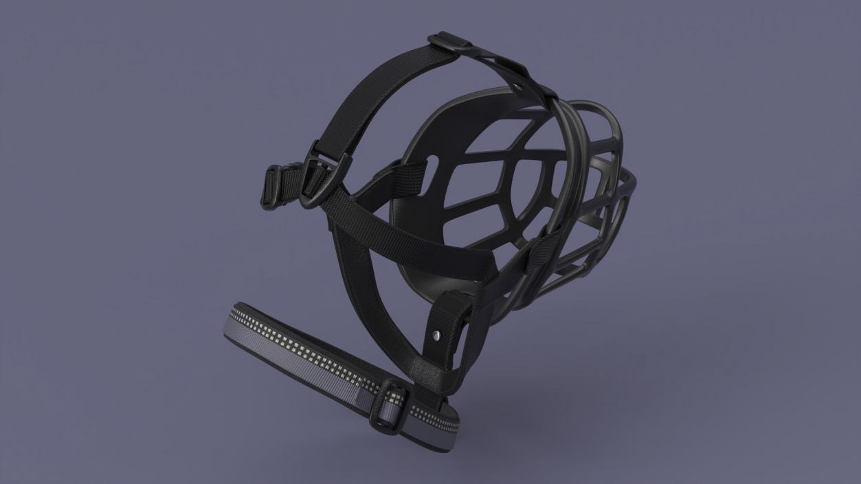 Baskerville Muzzle for Xoloitzcuintli 3D