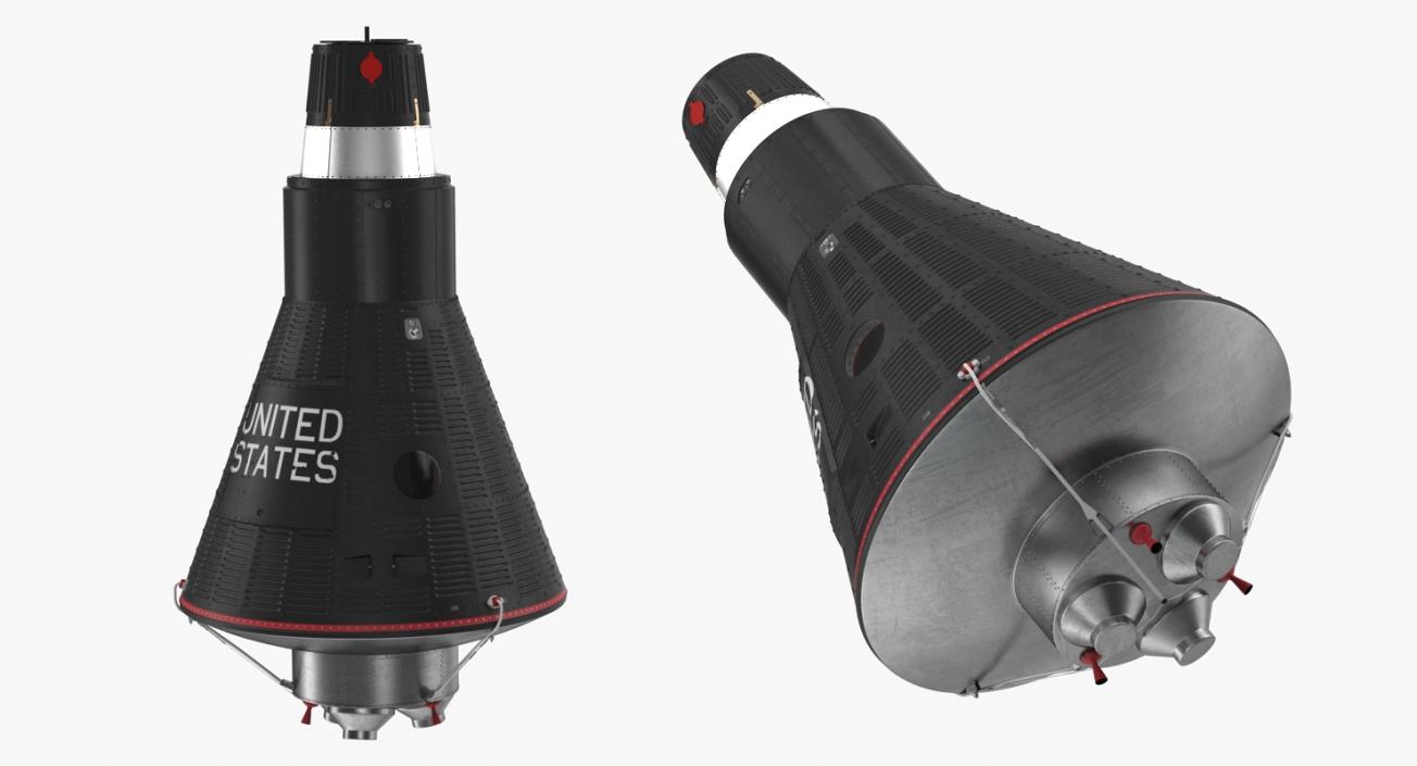 3D US Spacecraft Capsules Collection model