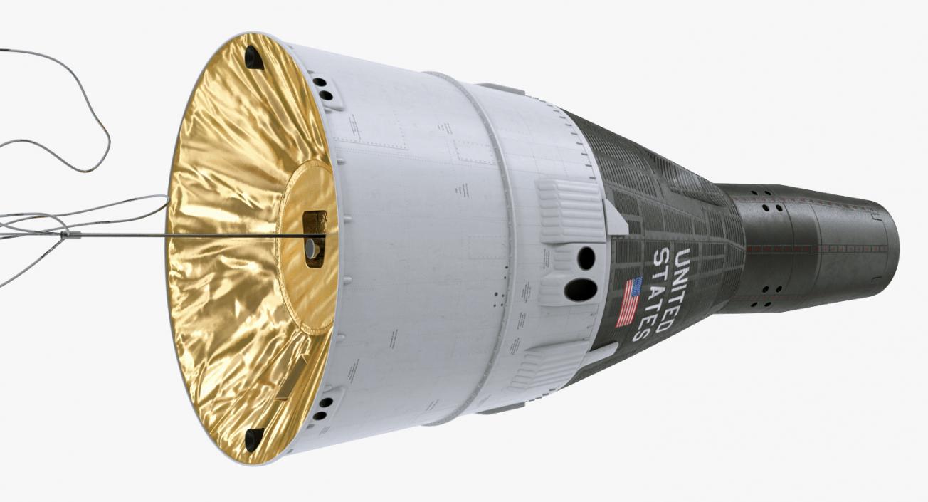 3D US Spacecraft Capsules Collection model