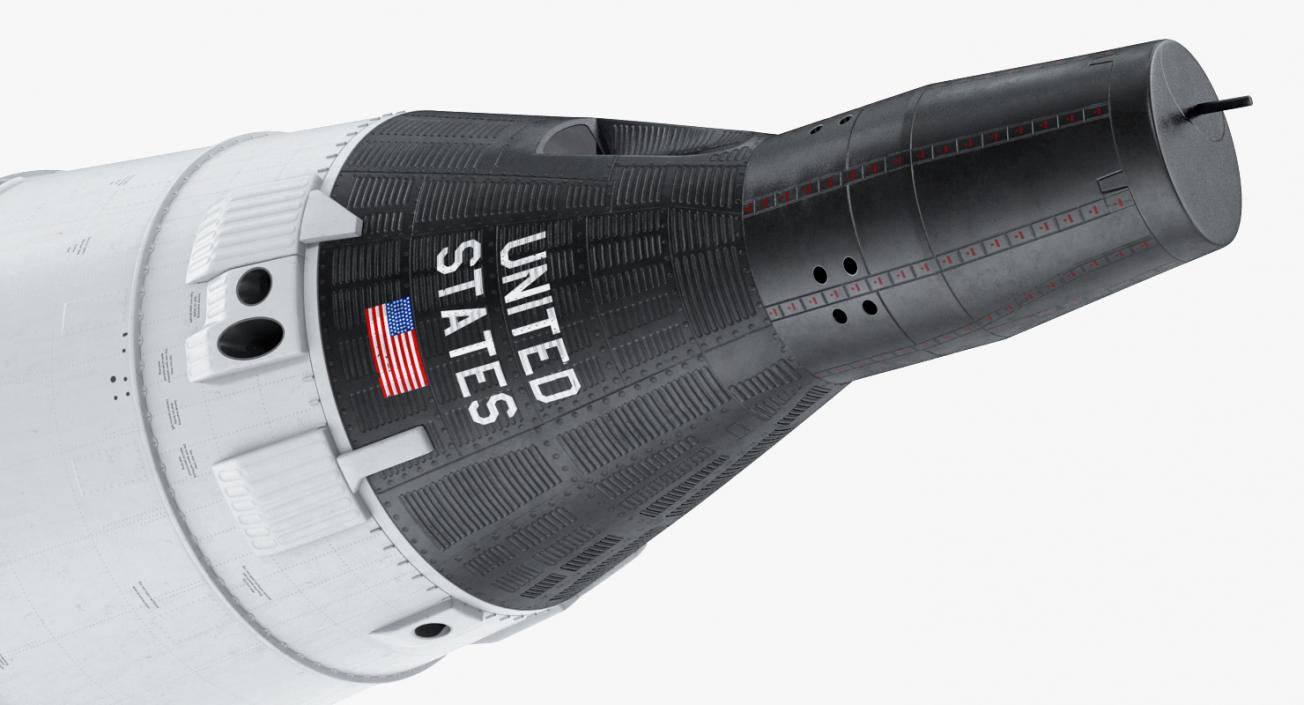 3D US Spacecraft Capsules Collection model