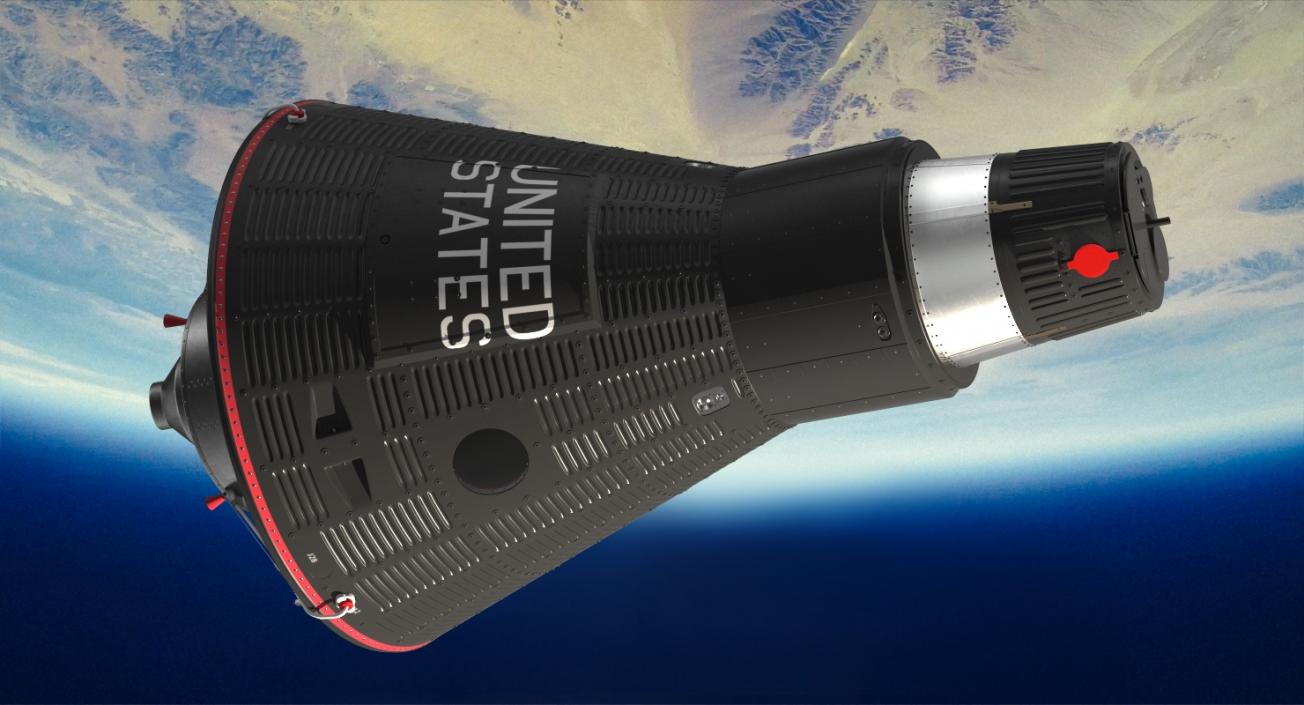 3D US Spacecraft Capsules Collection model