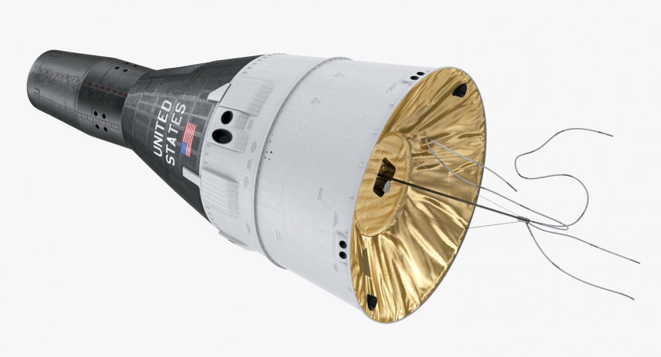 3D US Spacecraft Capsules Collection model