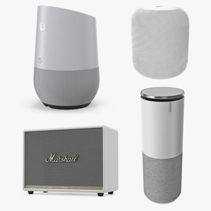 Smart Speakers Collection 2 3D