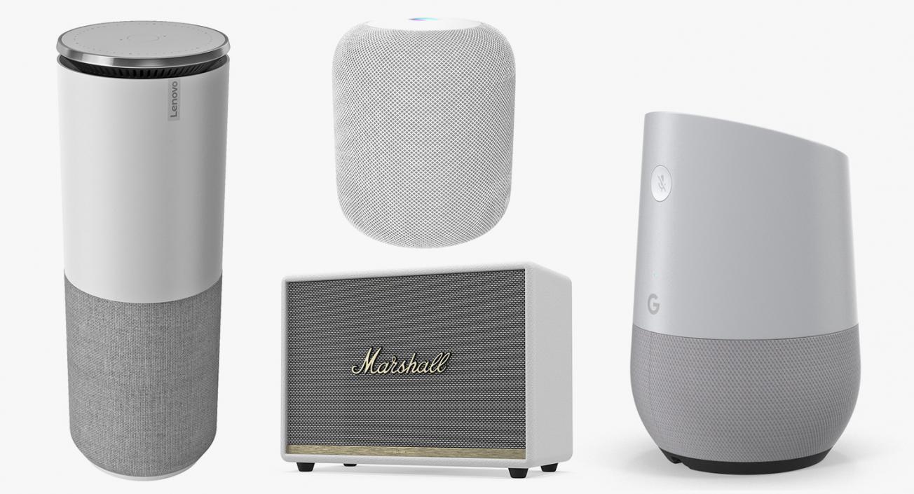 Smart Speakers Collection 2 3D