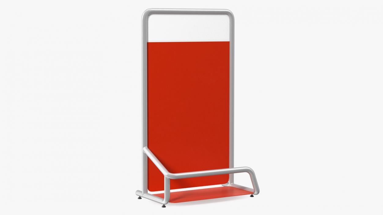 3D Luggage Airport Unit New Red model