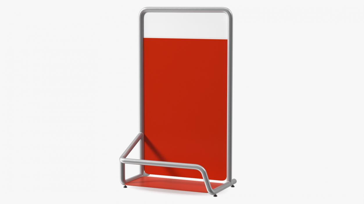 3D Luggage Airport Unit New Red model