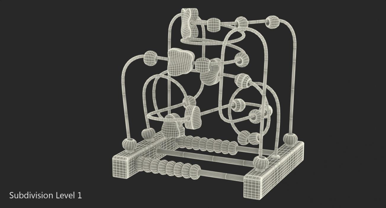 3D Baby Learning Early Education Wooden Maze