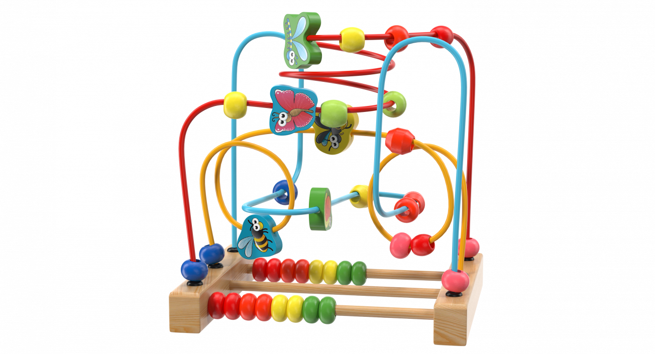 3D Baby Learning Early Education Wooden Maze