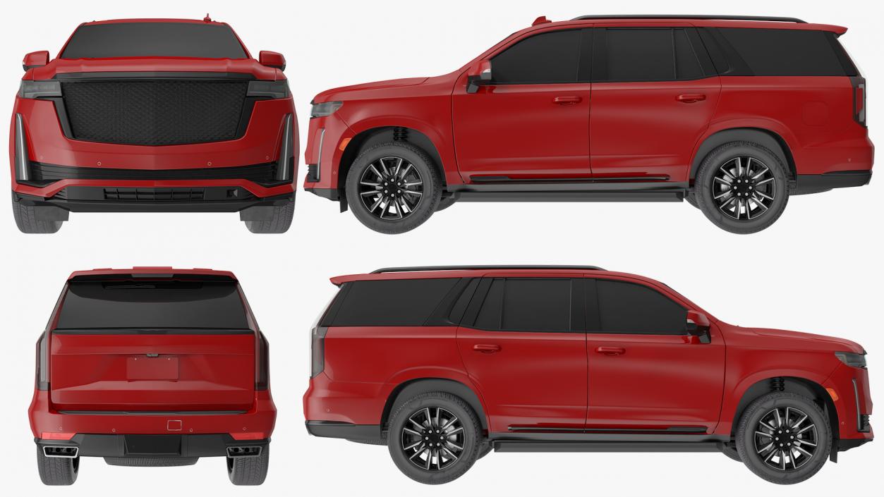 3D model Luxury Large SUV Exterior Only