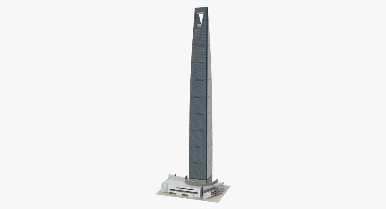 Shanghai World Financial Center Skyscraper 3D