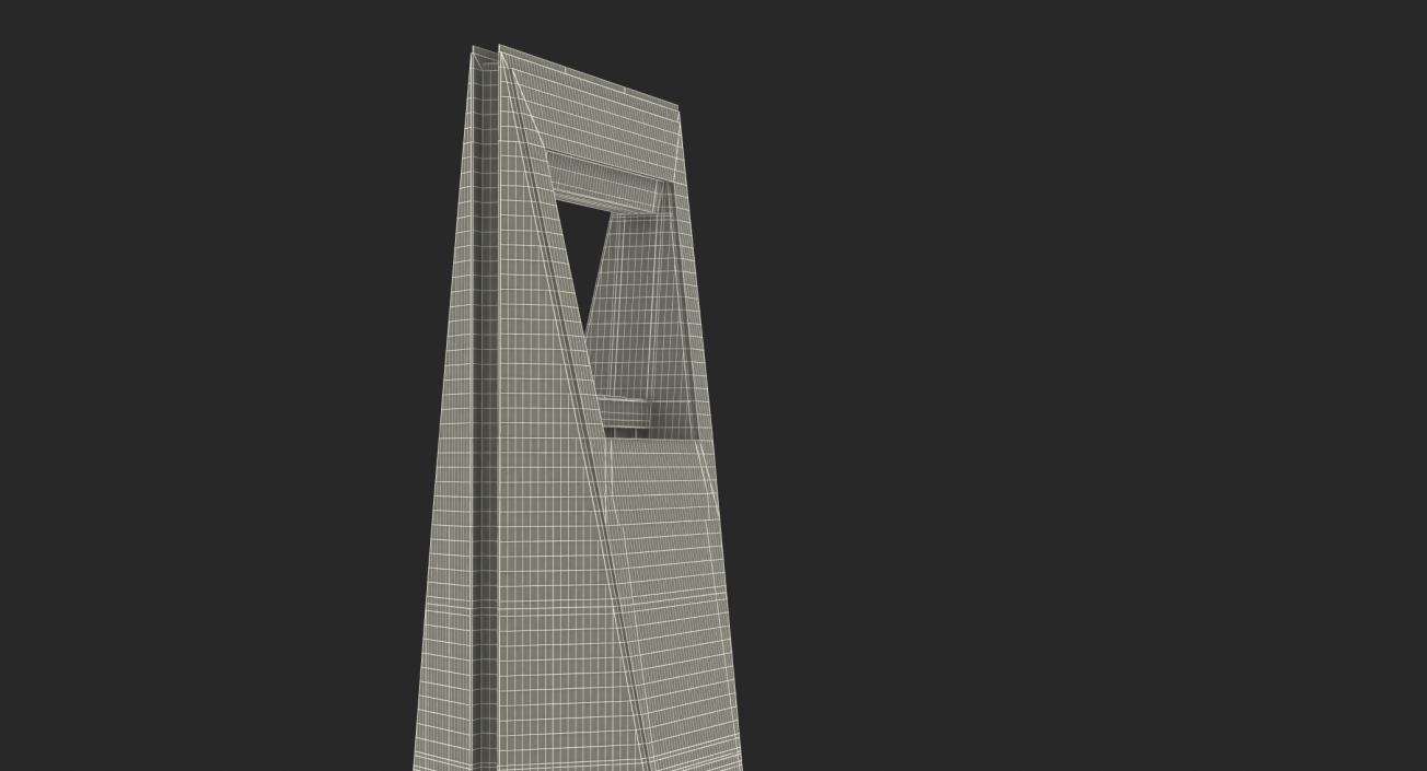 Shanghai World Financial Center Skyscraper 3D