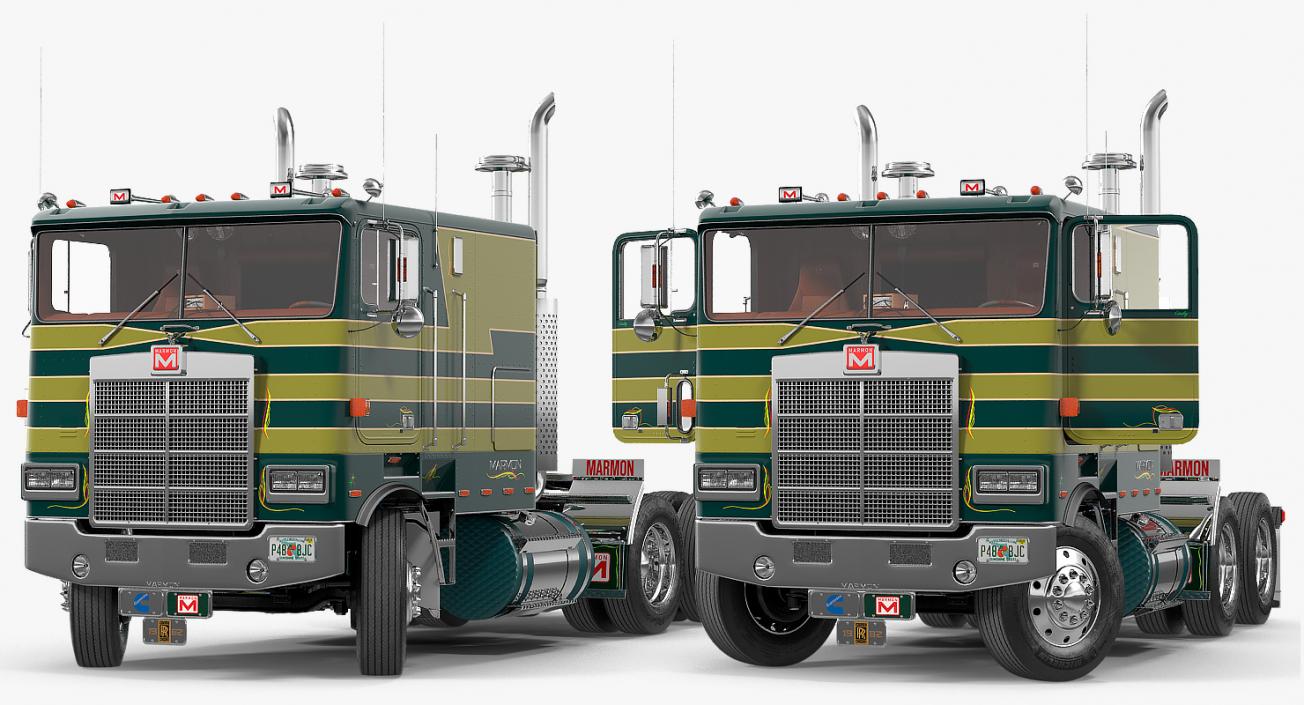 Marmon 110P Truck Rigged 3D model