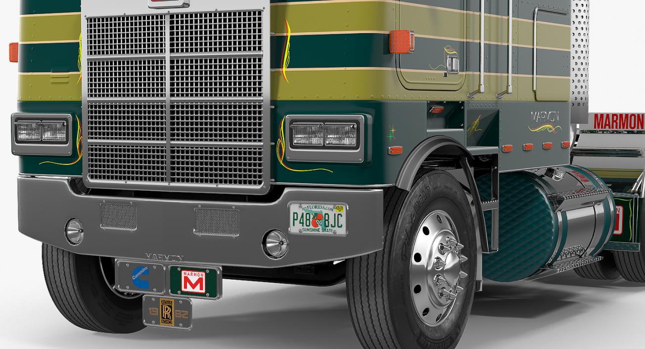 Marmon 110P Truck Rigged 3D model