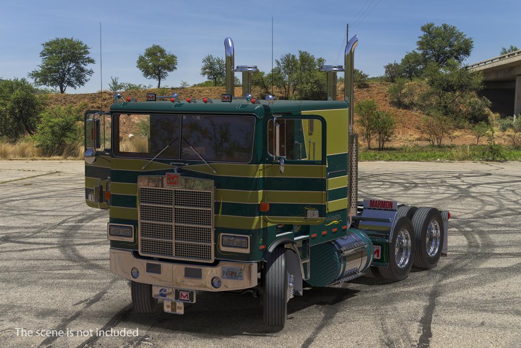 Marmon 110P Truck Rigged 3D model