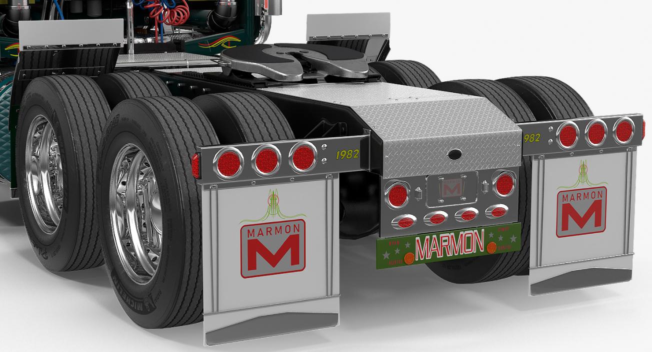 Marmon 110P Truck Rigged 3D model