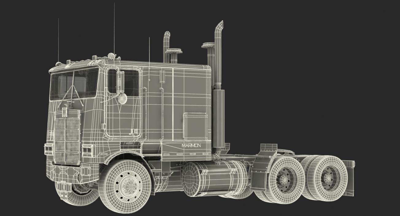 Marmon 110P Truck Rigged 3D model